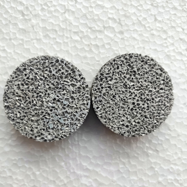 微孔泡沫鋁10mm 吸音、吸聲、消音通孔發泡鋁環保新材料 廣嘉源 GJY-AL010